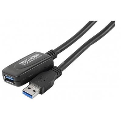 Cordon USB 3.0 amplifié (5 Gbps) type A M/F (max 6.2 m) - 5m