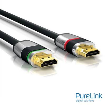 Cordon HDMI High Speed Ethernet  verrouillable ULS- souple -4K- 7.5m