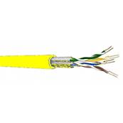 UC400S27 Câble souple cat.6 4P U/FTP 100 Ohms 400MHz LSZH jaune