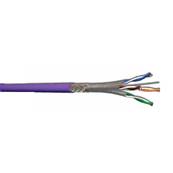 6004SH Câble rigide cat.7 4P S/FTP 100 Ohms 600MHz LSZH violet