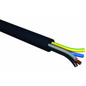 HO7RNF3G2.5 Câble souple 3G2.5mm² élastomère noir Ø 10,9/14,0mm