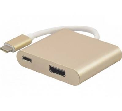 Adaptateur USB 3.1 type-C vers HDMI + charge par type-C