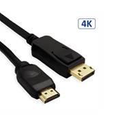 Cordon DisplayPort v1.2 vers HDMI (3840 x 2160 @60Hz) noir -2 m
