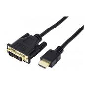 Cordon DVI-D (24+1) vers HDMI M/M noir - 1m