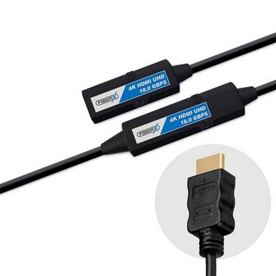 Jarretière optique FiberX HDMI 2.0 M/M -4K / UltraHD / 2160P-10m