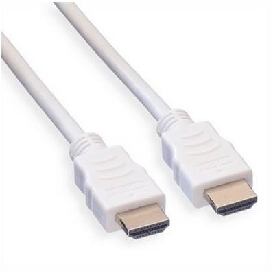 Câble HDMI High Speed avec Ethernet -blanc - 5 m