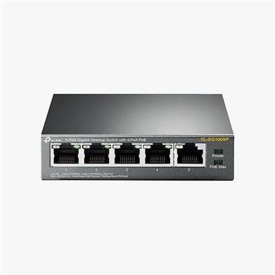 TP-Link TL-SG1005P Switch de bureau 5 ports Gigabit avec 4 ports PoE