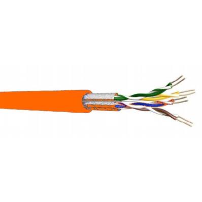 UC400S27 Câble souple cat.6 4P U/FTP 100 Ohms 400MHz LSZH orange