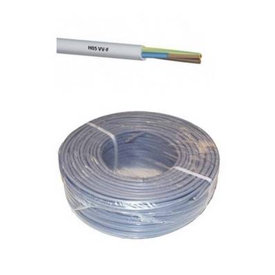 HO5VVF5G1.5 Câble souple 5G1.5mm² PVC gris Ø 9,1/11,4mm