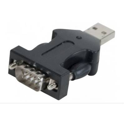 Adaptateur  droit USB type A M vers SUBD9 M