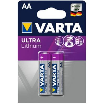 Pile lithium Varta FR06/AA 1.5V - blister de 2