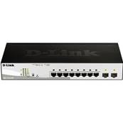 D-Link DGS-1210-08P/E -Switch 8 x 10/100/1000 (PoE) + 2 x Gigabit SFP