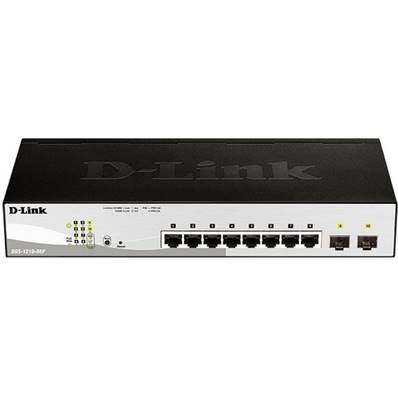 D-Link DGS-1210-08P/E -Switch 8 x 10/100/1000 (PoE) + 2 x Gigabit SFP