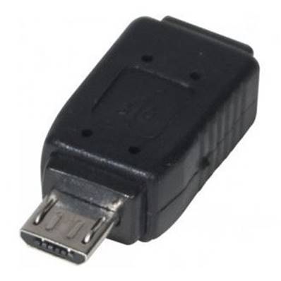 Adaptateur monobloc mini USB 5 pts F vers micro USB B M