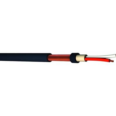FMR222 Câble micro 2x0.22mm² cuivre rouge OFC PVC noir Ø 6,20mm