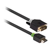 Cordon DVI-D (24+1) M vers HDMI M noir - 2m