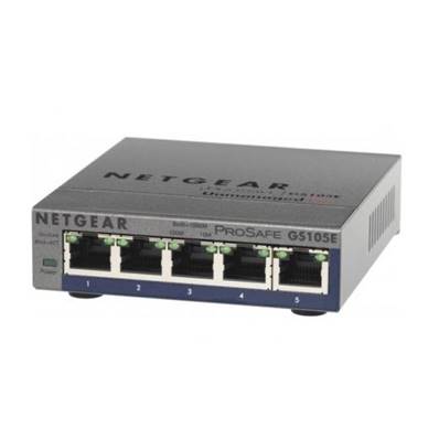 Netgear GS105E - Switch 5 ports 10/100/1000