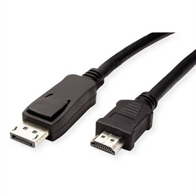 Cordon DisplayPort 1.1 vers HDMI M/M noir - 2m