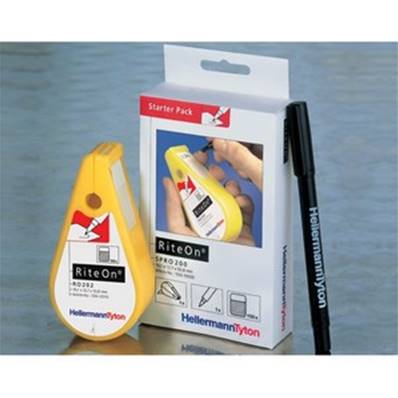 Pack RiteOn (dévidoir de 150 étiquettes) larg. 19.1mm H 12.7 mm+stylo