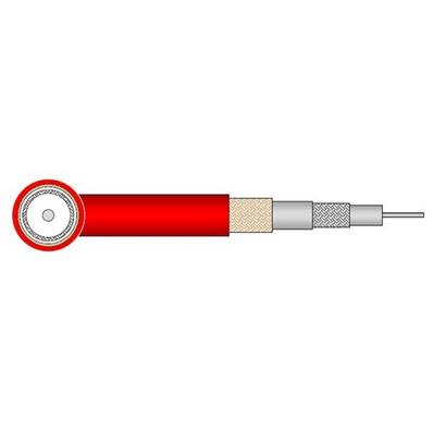 TRIAX11 Câble Triax 11 pour caméra 75 Ohms PVC rouge Ø 10,90mm
