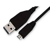 Cordon USB 2.0 type A vers Micro USB A M/M - 1.8m