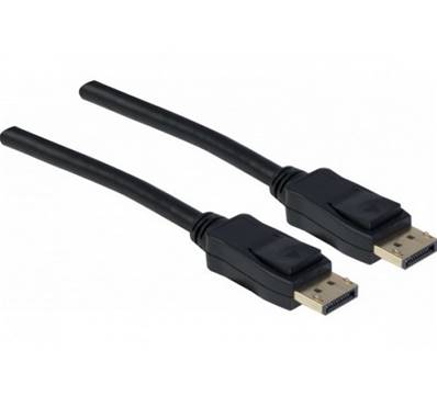 Cordon DisplayPort 1.3 M/M noir - 5m