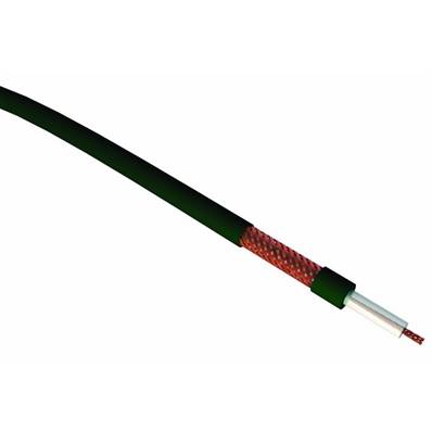 KX6N Câble coax vidéosurveillance 7x0.20mm 75 Ohms PVC noir Ø 6,10mm