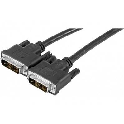Cordon DVI-D Single Link (18+1) M/M noir - 5m
