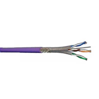 6004SH Câble rigide cat.7 4P S/FTP 100 Ohms 600MHz LSZH violet