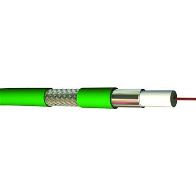 VCB100LSZH Câble vidéo numérique 75 Ohms 7x0.40mm LSZH vert Ø 6,95mm