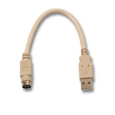 Adaptateur USB M type A vers PS/2 F - 0.15 m