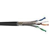 AUDIOLAN6A Câble Ethernet souple cat.6A S/FTP 4 paires PUR noir POEP