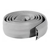 Passage de câble PVC souple gris pour 3 câbles Ø 6mm long.1,8m