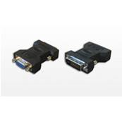 Adaptateur monobloc DVI-D mâle vers VGA HD15 F