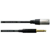 Cordon XLR 3 pts M vers Jack 6.35mm mono M REAN - 10m