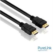 Cordon HDMI High Speed Ethernet M/M souple- AWG28 -4K- 0,50m