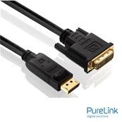 Cordon DisplayPort / DVI-D(18+1) souple - AWG28 -(1920x1200) -5m