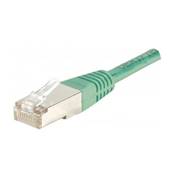 Cordon RJ45 cat.5e F/UTP 100 MHz vert 15m