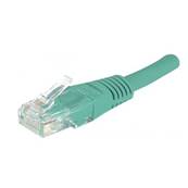 Cordon RJ45 cat.6 U/UTP 250 MHz vert 10m