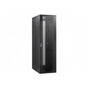 Baie serveur 19" 26U 600x1000 noire porte AV/AR perforée 71kg