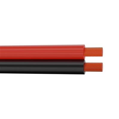 4030.4008 Câble HP méplat 2x0.50mm² PVC rouge/noir