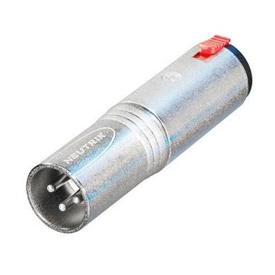 NA3MJ Adaptateur XLR 3 mâle/Jack 6.35 stéréo femelle