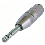 NA3MP Adaptateur XLR 3 mâle/Jack 6.35 stéréo mâle