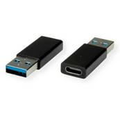 Adaptateur USB 3.2 Gen 1, USB Type A  M vers USB C F  Monobloc