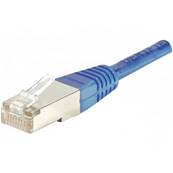 Cordon RJ45 cat.5e F/UTP 100 MHz bleu 25m