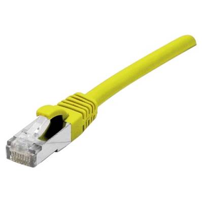 Cordon RJ45 cat.6a S/FTP 500 MHz LSOH snagless jaune 5m