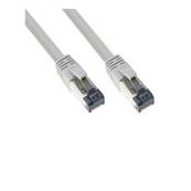 Cordon RJ45 Cat. 8 S/FTP gris snagless - 0.15m