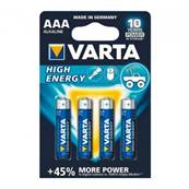 Pile alcaline Varta LR03-AAA 1.5V (blister de 4)