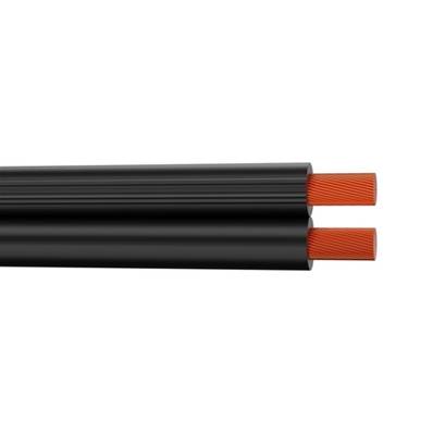 4030.5122N Câble HP méplat 2x1.00mm² PVC noir