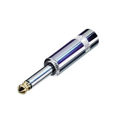 NYS224GT jack 6,35 métal mono pour câble 6mm extremité or